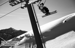 skier Matilda Croy in Davos, Switzerland